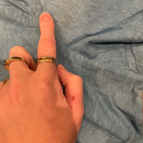 NWT Priory Crop Tee in Organic Slub Jersey Cerulean Blue Size S/M - Picture 5 of 5